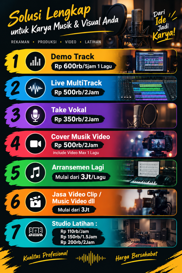 solusi lengkap musik dan visual
